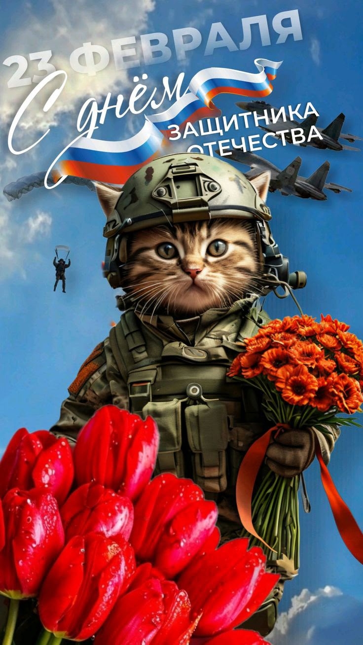 Коллектив ветеринарной клиники «Неовет» от всей души поздравляет мужчин с Днём защитника …